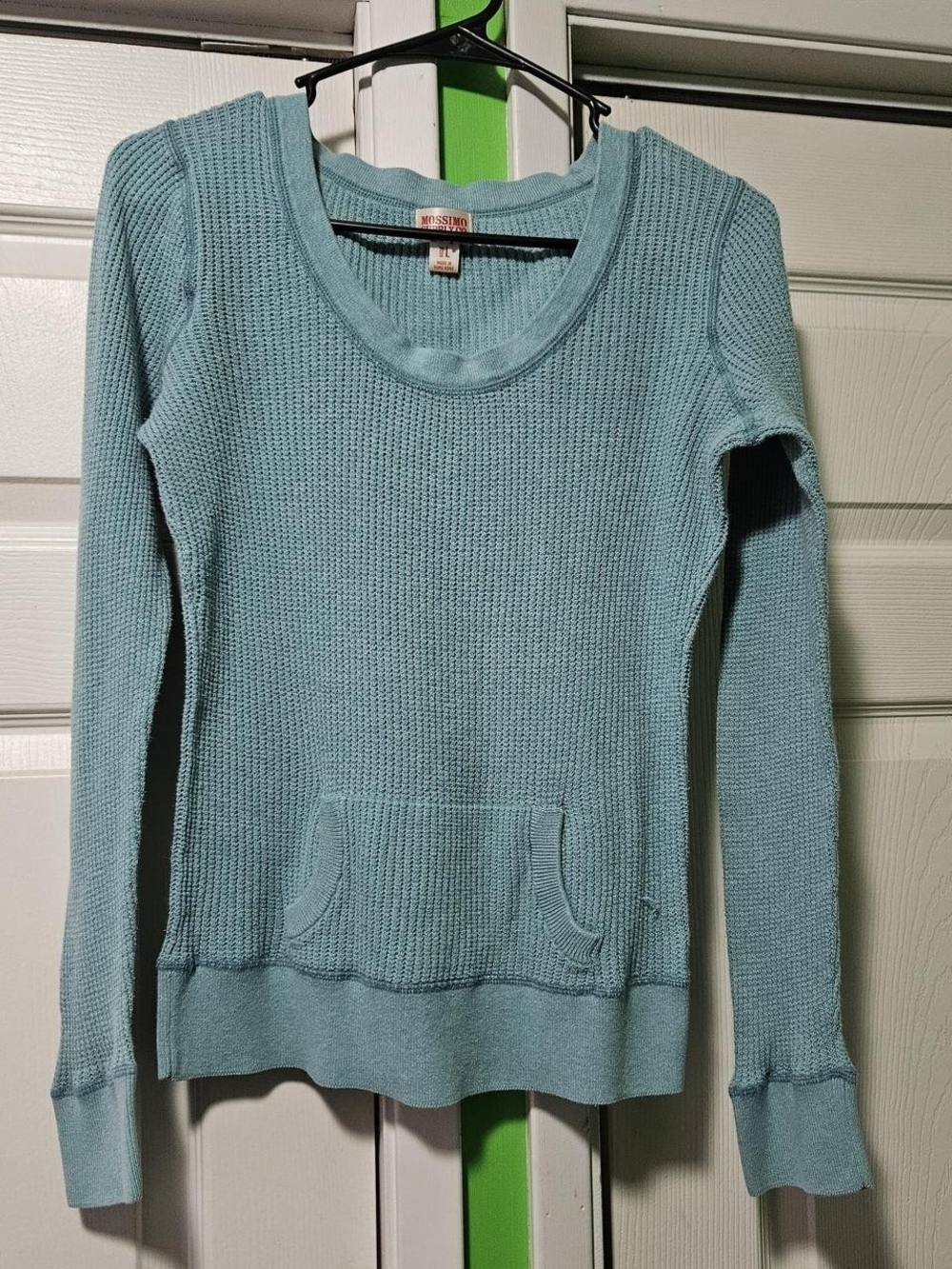 Mossimo Supply Co. Light Teal Knit Top